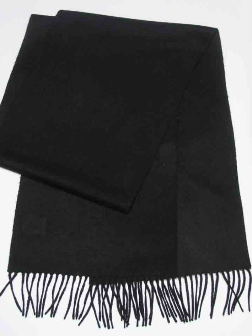 Lord & Taylor Black German Cashmere Scarf Men's